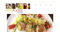 Desktop Screenshot of finefoodsathome.com