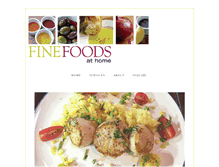 Tablet Screenshot of finefoodsathome.com